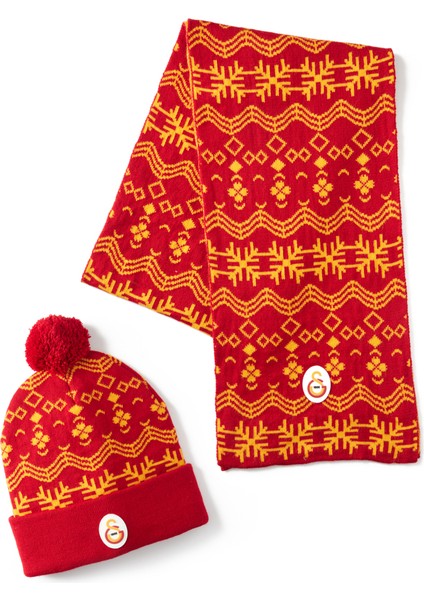 Galatasaray Unisex Yılbaşı Atkı Bere Takım U242294