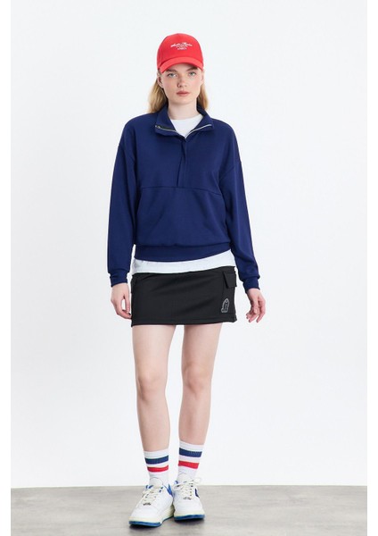 4011 Fermuar Detay Sweat Laci