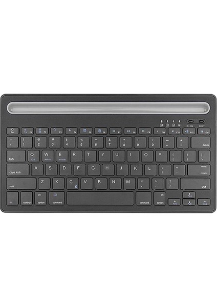 Technopc Ultrapad Quantum Gaming TB19F10M8A4 10.95" Uyumlu Bluetooth Şarjlı Standlı Klavye - Gri