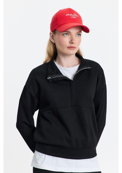 4011 Fermuar Detay Sweat Siyah fiyatları