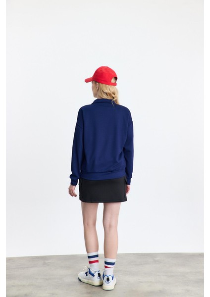 4011 Fermuar Detay Sweat Laci