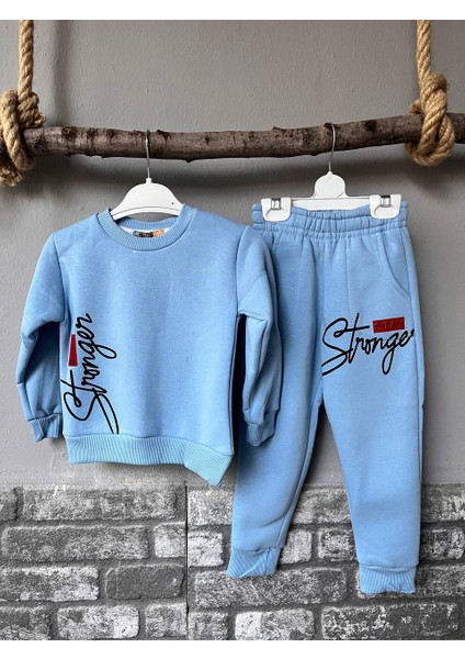 Erkek Çocuk Alt Üst Takım Şardonlu Takım Bebe Mavisi Erkek Takım fırsatları