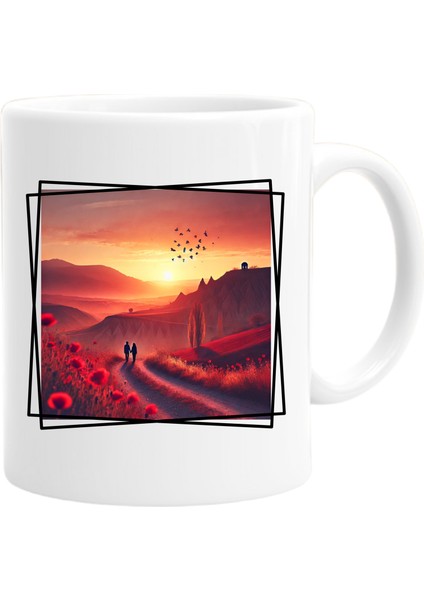 Sevgili Tasarımlı Sevgili Aşk Sevgililer Günü Doğum Günü Özel Gün Temalı Kupa Bardak Sevdiklerinize Şık Hediye