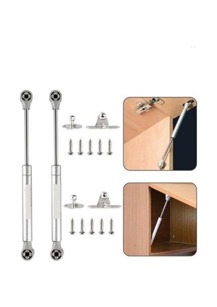 2 Adet Mobilya Dolap Kalkar Kapak Gazlı Hidrolik Piston 120N - Mobilya Makasları