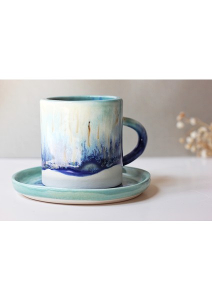 El Yapımı Stoneware Fincan
