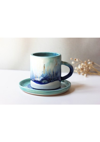 El Yapımı Stoneware Fincan