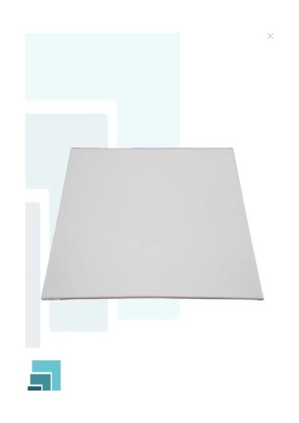 Pasta Altlığı 35*35 Mdf Beyaz