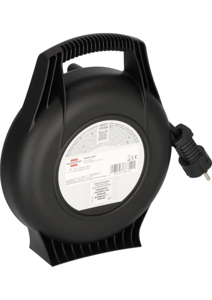 Vario-Line Serisi 4 Soketli Emniyet Şartelli 10 Metre Makaralı Kablo