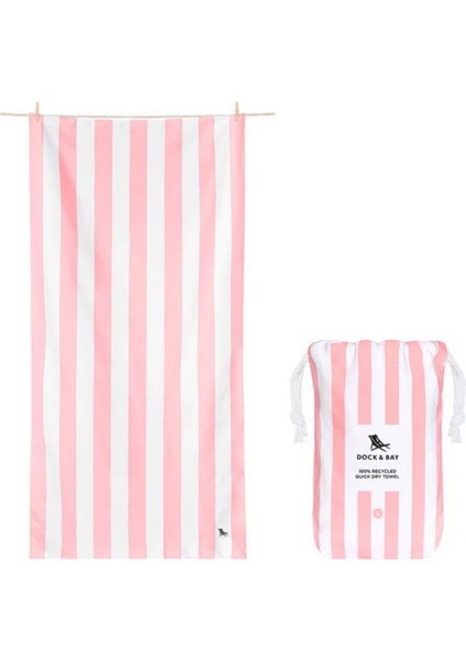 Dock And Bay Plaj Havlusu Cabana Xxl Malibu Pink