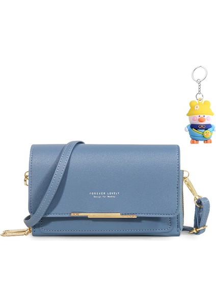 Cep Telefonu Çantası Kapak Tipi Kadın Moda Çok Fonksiyonlu Crossbody Omuz Çantası Çok Yönlü Cüzdan (Yurt Dışından)