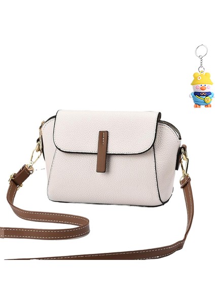 Kadın Moda Crossbody Çanta Tek Omuz Çift Katmanlı Toka Küçük Çanta Cep Telefonu Çantası (Yurt Dışından)