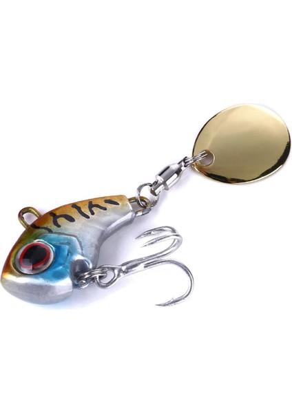 Sahte Yapay Yem Metal Vib Titreşimli Spinner Kaşık Gümüş 32 mm 16 gr
