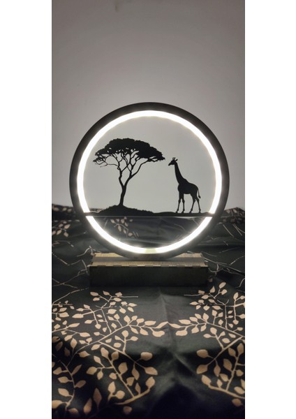 3D Ahşap Aydınlatma"afrika'nın Sade Güzelliği"