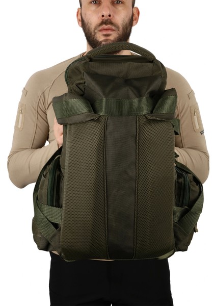 Askeri Haki Operasyon Cordura Kumaş 65 Litre Çanta