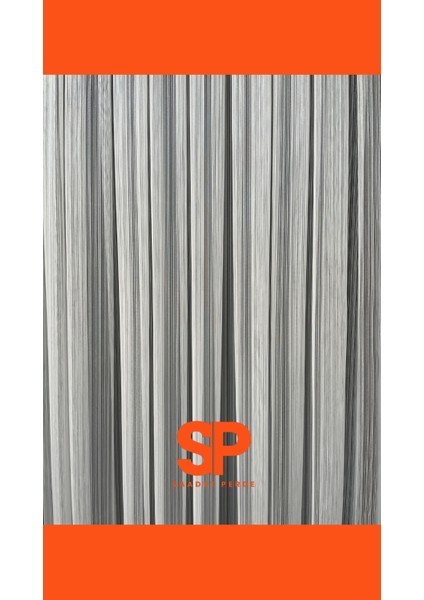 Lüx Elegance Modern Çelik Tül 1/3 Sık Pile