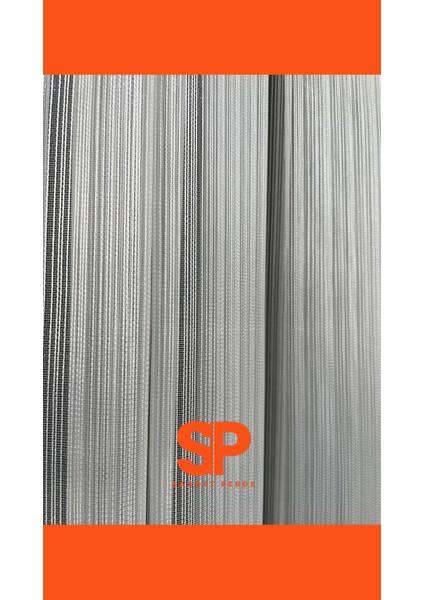 Lüx Elegance Modern Çelik Tül 1/3 Sık Pile