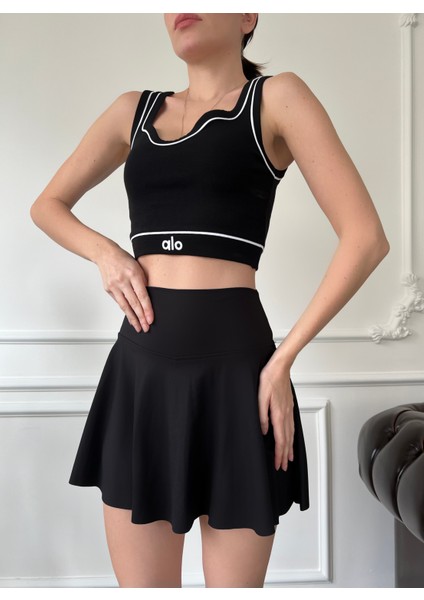 Belize Tasarım Marka Şort Etek- Siyah fiyatları