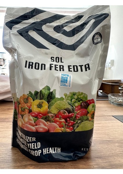 Edta Şelatlı Toz Demir 1 kg