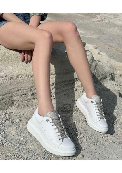 Günlük Taşlı Spor Ayakkabı Sneaker