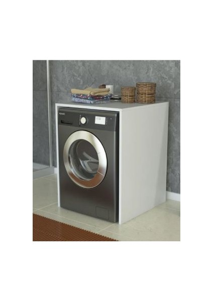 Palmiye Çamaşır Makinesi Dolabı Banyo Dolabı