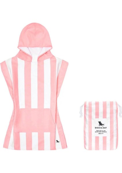 Uv Korumalı Çocuk Pançosu M Malibu Pink