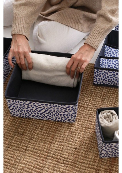 2'li Yaprak Desenli Çocuk Odası Dolap Çekmece Içi Çamaşır Düzenleyici Saklama Kutusu Organizer modelleri