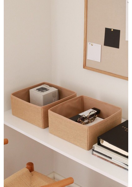 6'lı Jüt Çocuk Odası Dolap Çamaşır Çekmece Içi Düzenleyici Kutu Saklama Kutusu Organizer modelleri