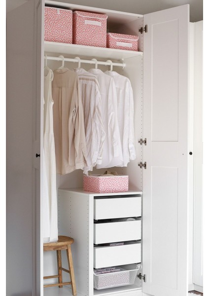 2'li Yaprak Desenli Çocuk Odası Dolap Çekmece Içi Çamaşır Düzenleyici Saklama Kutusu Organizer fırsatları