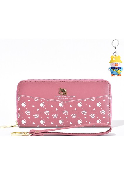 Uzun Cüzdan Kadın Moda Çoklu Kart Yuvası Büyük Kapasiteli Clutch Cüzdan (Yurt Dışından)