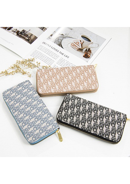Uzun Cüzdan Kadın Fermuarlı Clutch Büyük Kapasiteli Öğrenci Cep Telefonu Çantası Kart Tutucu (Yurt Dışından) fiyatları