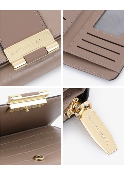 Bayanlar Cüzdanı Moda Clutch Çoklu Kart Yuvası Kart Tutucu Para Cüzdanı (Yurt Dışından)
