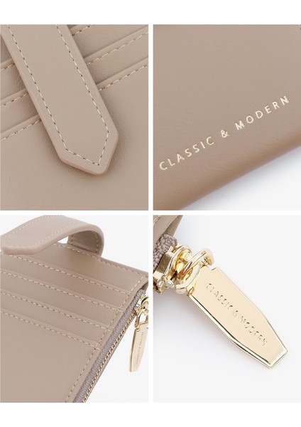 Katlanır Iş Banliyö Kadın Kart Tutucu Çoklu Kart Yuvası Kimlik Kartı Tutucu Bozuk Para Cüzdanı (Yurt Dışından) indirimleri