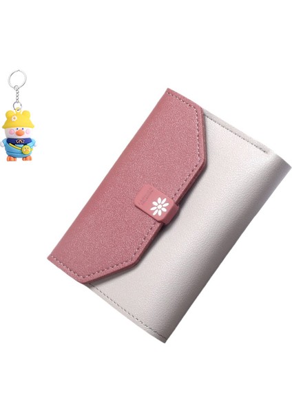 Bayan Cüzdan Basit Kısa Kart Tutucu Çoklu Kart Yuvası Kart Tutucu Cüzdan (Yurt Dışından)