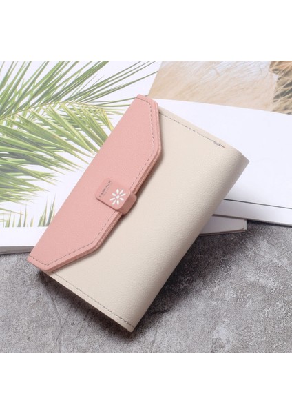 Bayan Cüzdan Basit Kısa Kart Tutucu Çoklu Kart Yuvası Kart Tutucu Cüzdan (Yurt Dışından) modelleri