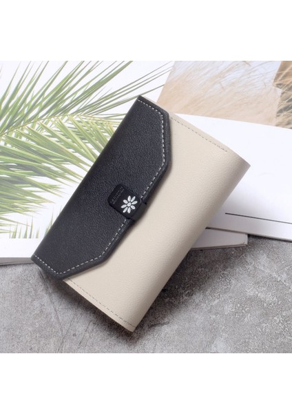 Bayan Cüzdan Basit Kısa Kart Tutucu Çoklu Kart Yuvası Kart Tutucu Cüzdan (Yurt Dışından) fırsatları