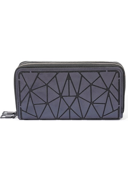 Bayan Cüzdan Moda Degrade Renk Çift Çekme Büyük Kapasiteli Çoklu Kart Yuvası Cep Telefonu Çantası Clutch Çantası (Yurt Dışından)