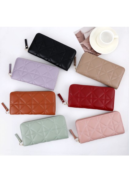 Moda Kart Tutucu Kadın Büyük Kapasiteli Fermuarlı Cüzdan Bayanlar Elme Çantası (Yurt Dışından) indirimleri