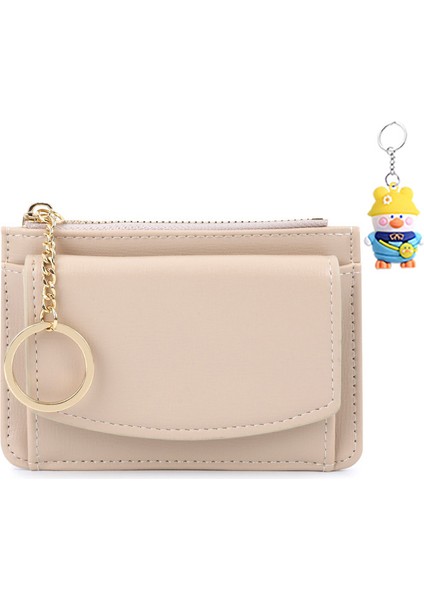 Kart Tutucu Kart Tutucu Öğrenci Yemek Kartı Koruyucu Kılıf Çoklu Kart Yuvası Anahtarlık Bayan Para Cüzdanı (Yurt Dışından)