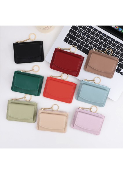 Kart Tutucu Kart Tutucu Öğrenci Yemek Kartı Koruyucu Kılıf Çoklu Kart Yuvası Anahtarlık Bayan Para Cüzdanı (Yurt Dışından) fiyatları