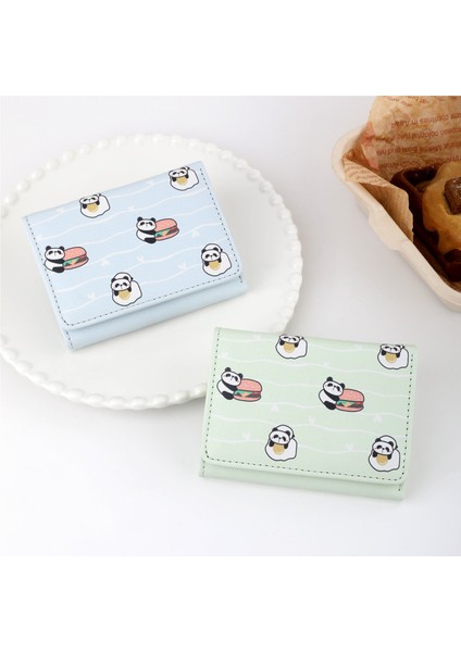 Çok Yönlü Cüzdan Sevimli Panda Kız Küçük Bozuk Para Cüzdanı Kart Tutucu Kart (Yurt Dışından)