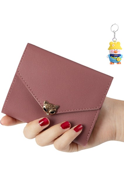 Küçük Cüzdan Kadın Kısa Katlanır Sevimli Mini Moda Cüzdan Para Cüzdan (Yurt Dışından)