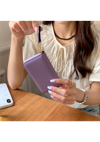 Para Cüzdanı Kart Tutucu Kadın Fermuarlı Kart Tutucu Çoklu Kart Yuvası (Yurt Dışından) fiyatları