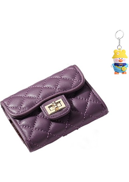 Bayan Kart Tutucu Toka Çoklu Kart Yuvası Kart Tutucu Cüzdan Moda (Yurt Dışından)