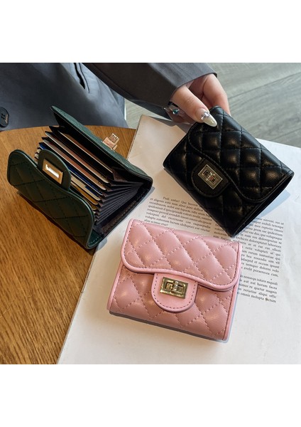 Bayan Kart Tutucu Toka Çoklu Kart Yuvası Kart Tutucu Cüzdan Moda (Yurt Dışından) fiyatları