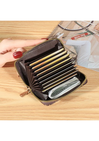 Organ Kart Tutucu Kadın Kimlik Yuvası Kart Çantası Kart Para Cüzdanı Hepsi Bir Arada Çanta Cüzdanı (Yurt Dışından) fiyatları