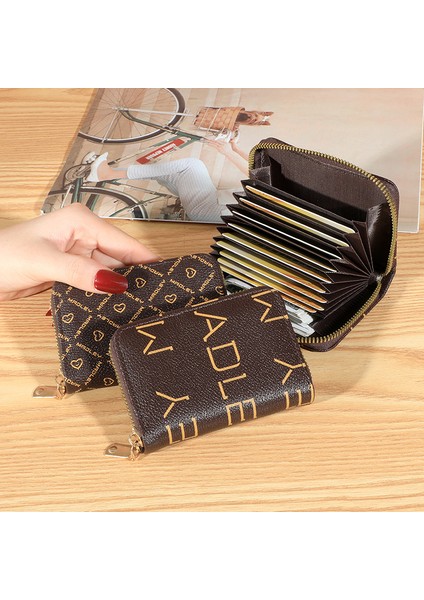 Organ Kart Tutucu Kadın Kimlik Yuvası Kart Çantası Kart Para Cüzdanı Hepsi Bir Arada Çanta Cüzdanı (Yurt Dışından) fırsatları