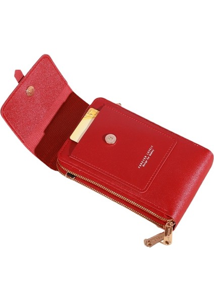 Cep Telefonu Çantası Crossbody Dokunmatik Ekran Cep Telefonu Çantası Cüzdan Omuz Çantası Taşınabilir (Yurt Dışından)