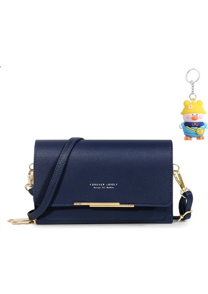 Cep Telefonu Çantası Kapak Tipi Kadın Moda Çok Fonksiyonlu Crossbody Omuz Çantası Çok Yönlü Cüzdan (Yurt Dışından)
