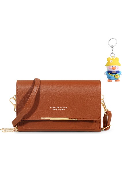Cep Telefonu Çantası Kapak Tipi Kadın Moda Çok Fonksiyonlu Crossbody Omuz Çantası Çok Yönlü Cüzdan (Yurt Dışından)