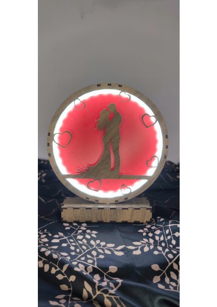 3D Ahşap Aydınlatma"romantik Bir Anın Işıltısı"